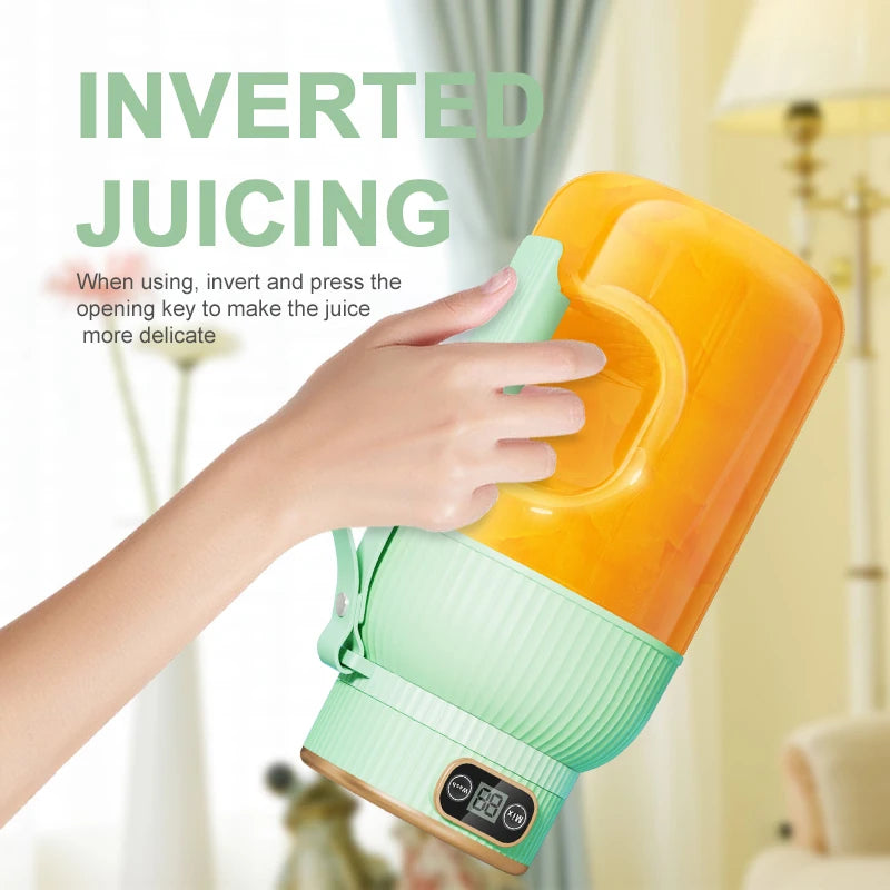 Portable Electric Juicer Blender With Automatic Pulp Ejection