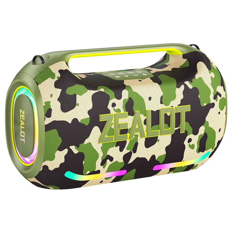 ZEALOT 300W Portable Bluetooth Speaker TWS Subwoofer Waterproof Design