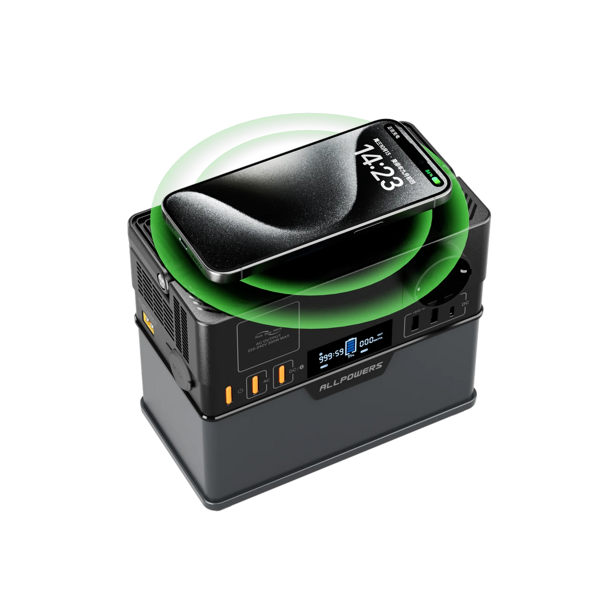 ALLPOWERS S300 Portable Power Station With Foldable Solar Panel