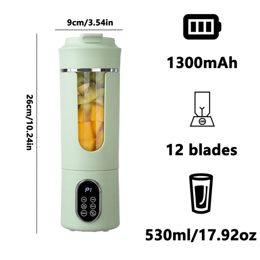 CREAROMA Portable Rechargeable Blender For Smoothies And Juices